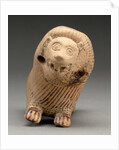 Rattle in the Shape of a Recumbent Lion by Anonymous
