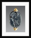 Engraved Scaraboid inset into a Ring by Epimenes