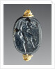 Engraved Scaraboid inset into a Ring by Epimenes