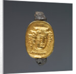 Hollow scarab in swivel ring by Anonymous