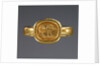 Ring with engraved bezel by Anonymous