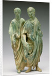 Relief Fragment of Two Men by Anonymous