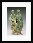 Relief Fragment of Two Men by Anonymous