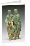 Relief Fragment of Two Men by Anonymous