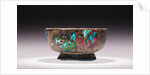 Mosaic Glass Footed Bowl by Anonymous