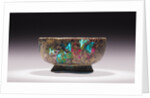 Mosaic Glass Footed Bowl by Anonymous