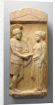 Grave Stele of Philoxenos with his Wife, Philoumene by Anonymous