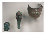 Group of Armor for Horses: Prometodpidia (2) and Breastplates (2) by Anonymous