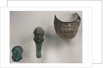 Group of Armor for Horses: Prometodpidia (2) and Breastplates (2) by Anonymous