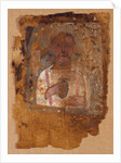 Mummy Shroud with Painted Portrait of a Youth by Anonymous