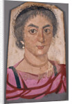 Mummy Portrait of a Young Woman by Anonymous