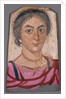 Mummy Portrait of a Young Woman by Anonymous
