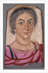 Mummy Portrait of a Young Woman by Anonymous