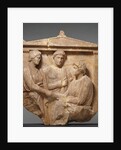 Grave Naiskos of Theogenis with her Mother, Nikomache, and her Brother Nikodemos by Anonymous