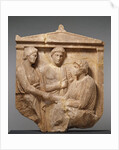 Grave Naiskos of Theogenis with her Mother, Nikomache, and her Brother Nikodemos by Anonymous