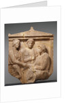 Grave Naiskos of Theogenis with her Mother, Nikomache, and her Brother Nikodemos by Anonymous