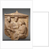 Grave Naiskos of Theogenis with her Mother, Nikomache, and her Brother Nikodemos by Anonymous