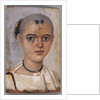 Mummy Portrait of a Youth by Anonymous