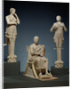 Sculptural Group of a Seated Poet and Sirens (2) with unjoined fragmentary curls (304) by Anonymous