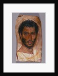 Mummy Portrait of a Bearded Man by Anonymous