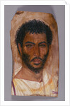 Mummy Portrait of a Bearded Man by Anonymous