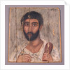 Portrait of a Bearded Man from a Shrine by Anonymous