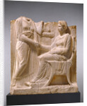 Grave Naiskos of a Seated Woman with Two Standing Women by Anonymous