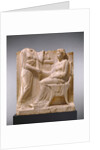 Grave Naiskos of a Seated Woman with Two Standing Women by Anonymous