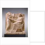 Grave Naiskos of a Seated Woman with Two Standing Women by Anonymous