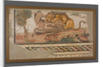 Mosaic of a Lion Attacking an Onager by Anonymous