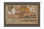 Mosaic of a Lion Attacking an Onager by Anonymous