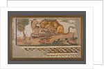 Mosaic of a Lion Attacking an Onager by Anonymous
