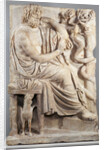 Grave Naiskos of a Seated Man by Anonymous