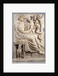 Grave Naiskos of a Seated Man by Anonymous