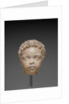 Portrait Head of an African Child by Anonymous