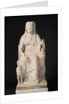 Statue of a Seated Cybele with the Portrait Head of her Priestess by Anonymous