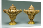 Pair of Lidded Vases by Anonymous