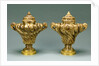 Pair of Lidded Vases by Anonymous