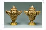 Pair of Lidded Vases by Anonymous
