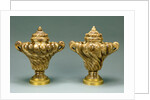 Pair of Lidded Vases by Anonymous