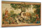 Tapestry: Le Cheval rayé from Les Anciennes Indes Series by Woven at Gobelins Manufactory