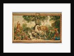 Tapestry: Le Cheval rayé from Les Anciennes Indes Series by Woven at Gobelins Manufactory