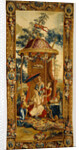 Tapestry: Le Thé de l'impératrice, from L'Histoire de l'empereur de la Chine Series by Beauvais Manufactory