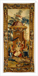 Tapestry: Le Thé de l'impératrice, from L'Histoire de l'empereur de la Chine Series by Beauvais Manufactory