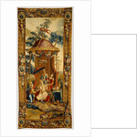 Tapestry: Le Thé de l'impératrice, from L'Histoire de l'empereur de la Chine Series by Beauvais Manufactory