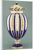 Vase (vase à chaîne or vase à côte de melon) by Sèvres Manufactory