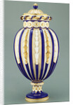 Vase (vase à chaîne or vase à côte de melon) by Sèvres Manufactory