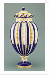 Vase (vase à chaîne or vase à côte de melon) by Sèvres Manufactory