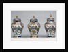 Garniture of Three Vases by Anonymous
