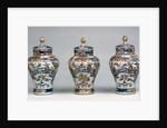 Garniture of Three Vases by Anonymous